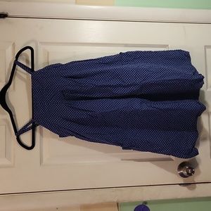 Lands' End Girls size 14 spaghetti strap layered dress
